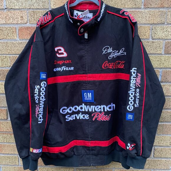 Vintage 90s Dale Earnhardt Goodwrench Nascar Jacket Chase Authentic Embroidered - Picture 1 of 6